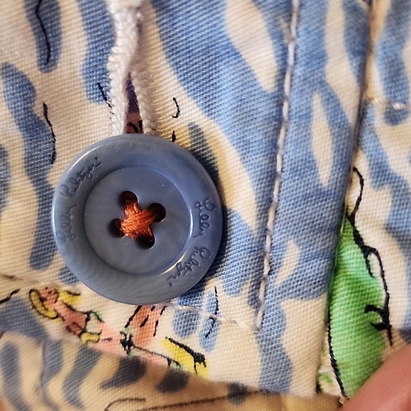 Lilly Pulitzer Callahan Classic Straight Fit Low Rise Short Get Nauti Print - Picture 13 of 13